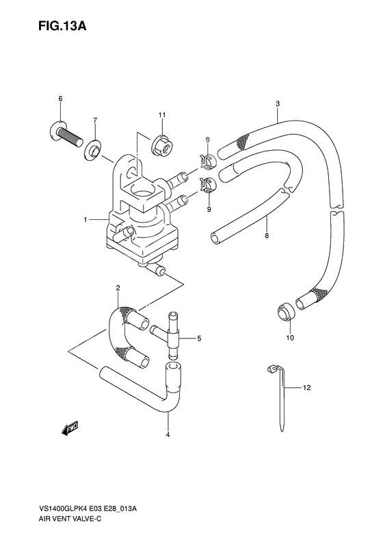 Air vent valve              

                  Model k6/k7/k8 e33