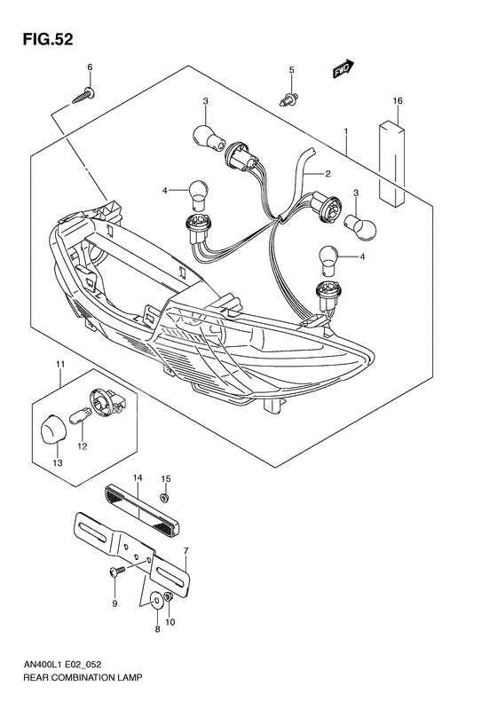 Rear combination lamp