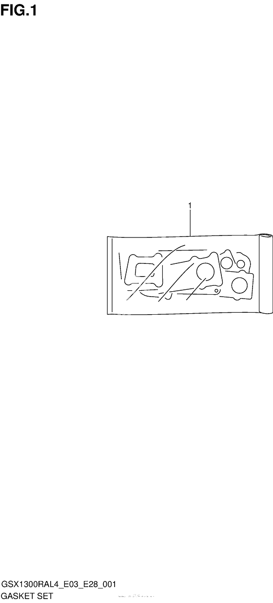 Ремкомплект прокладок двигателя