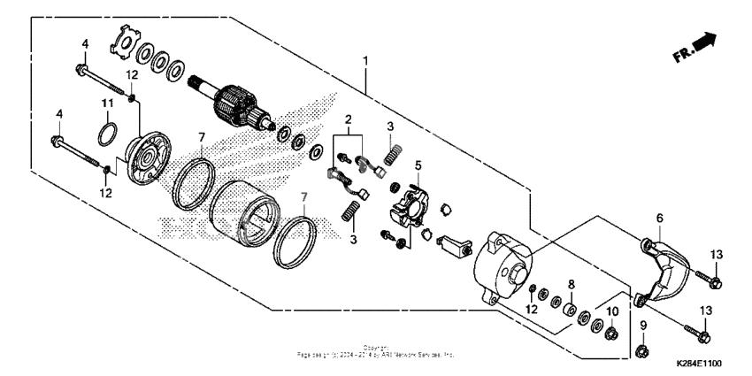 Starter motor