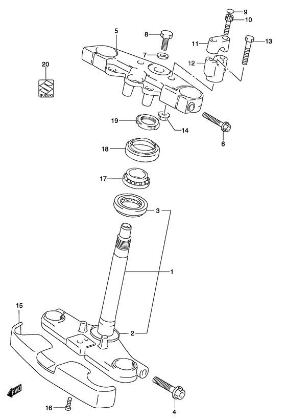 Steering stem