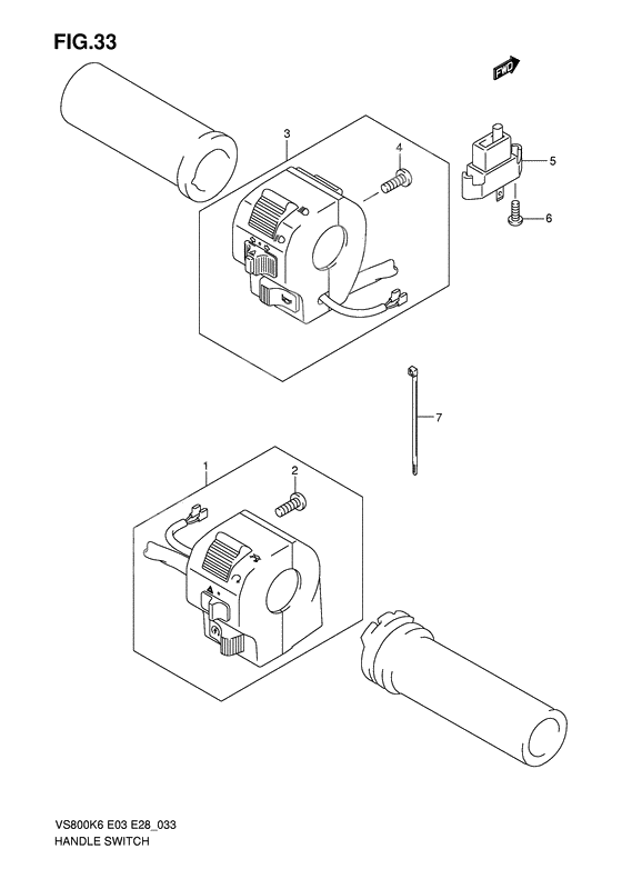 Handle switch