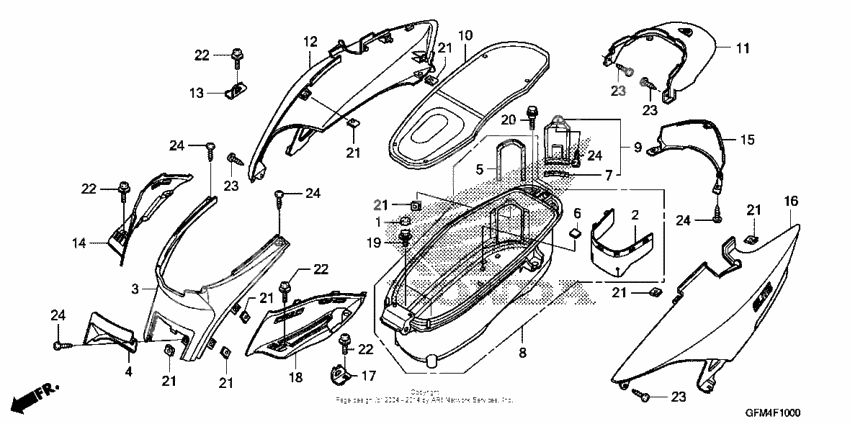 Luggage box + body cover