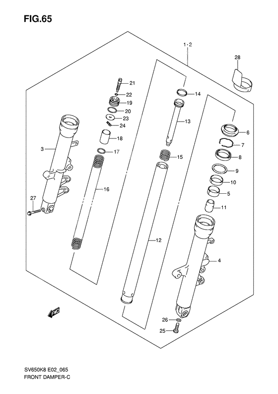 Front damper