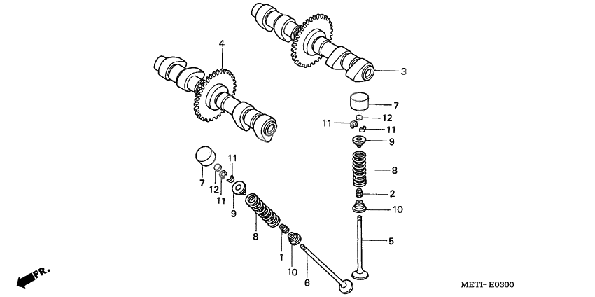 Camshaft/valve