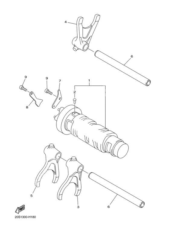Копирный вал & Вилки