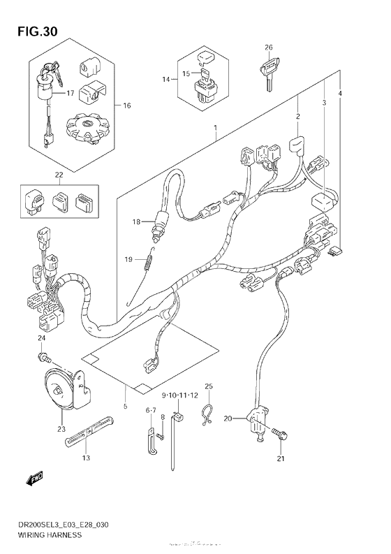 Wiring Harness (Dr200Sel3 E28)