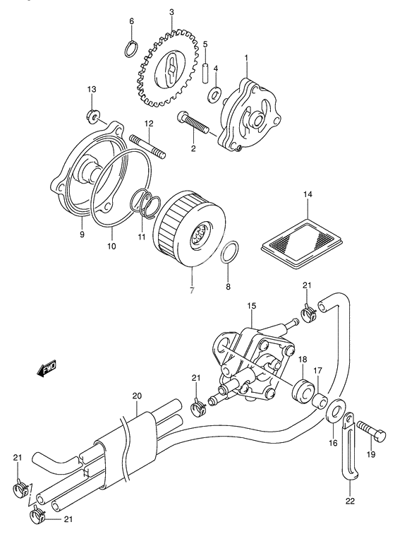 Oil pump - fuel pump