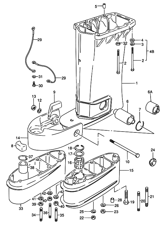 Drive shaft housing