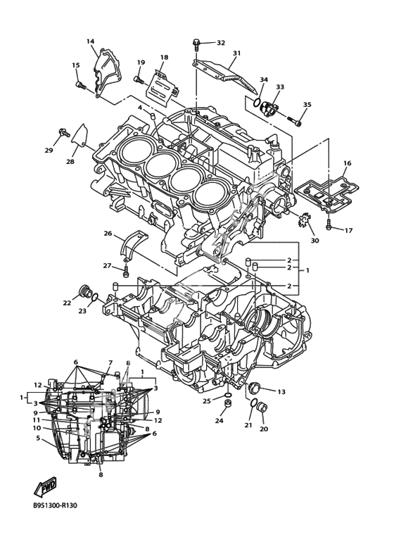 Картер двигателя