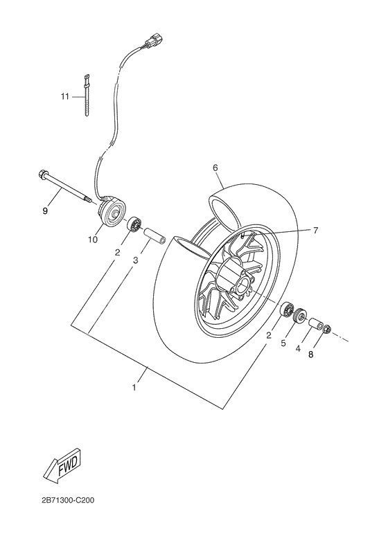 Front wheel