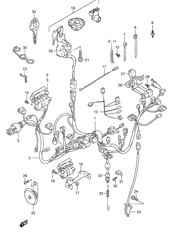 Wiring harness              

                  Model y