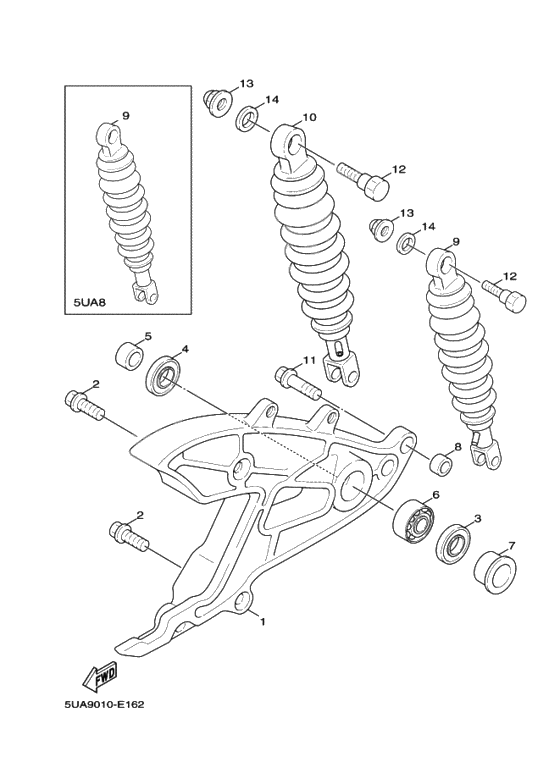 Rear arm, suspension