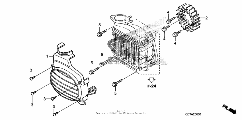 Cooling fan + fan cover