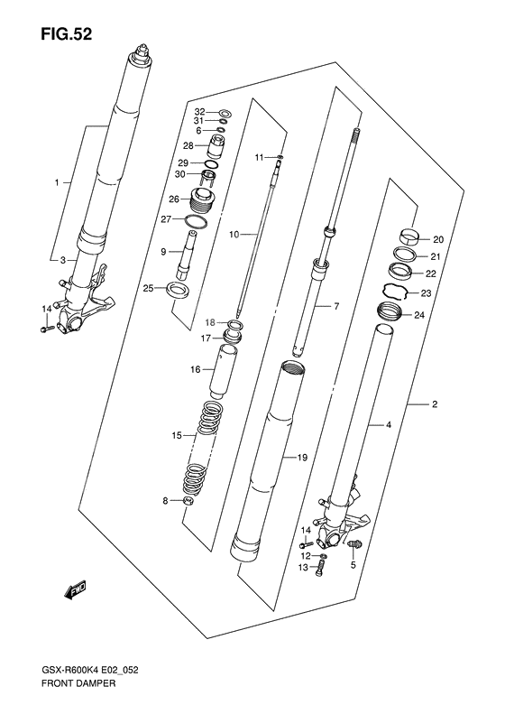 Front damper