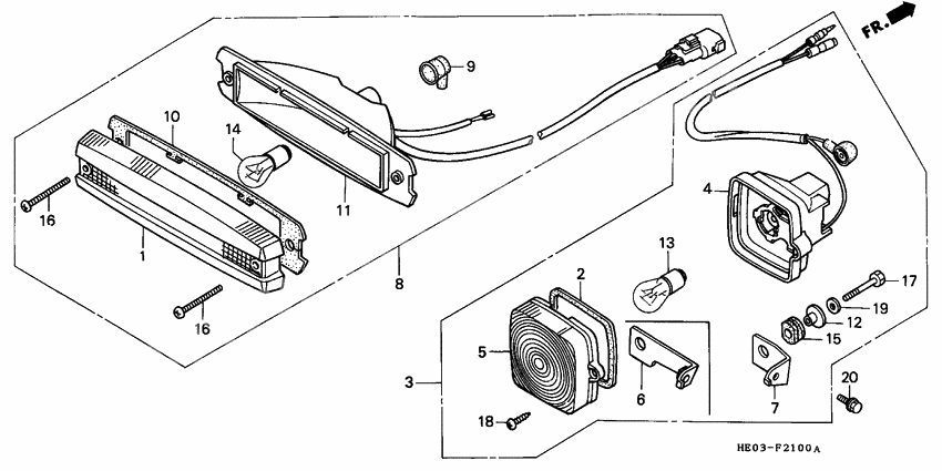 Taillight unit ass`y
