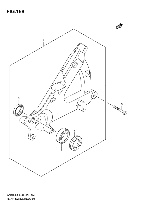 Rear swingingarm