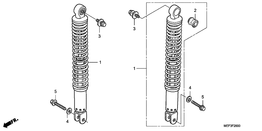 Rear cushion