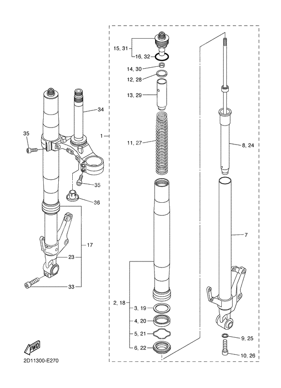 Front fork