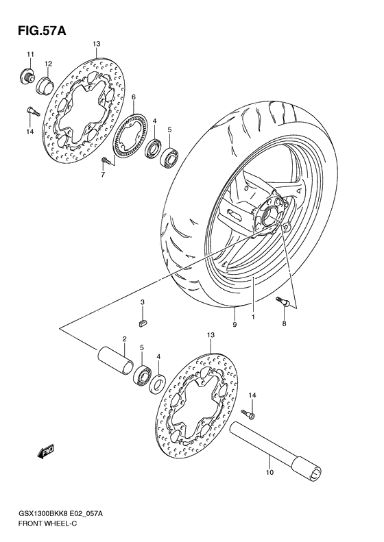 Transom + tube              

                  Gsx1300bkak8/au2k8/ak9/aufk9/al0/aufl0