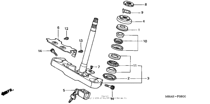 Steering stem