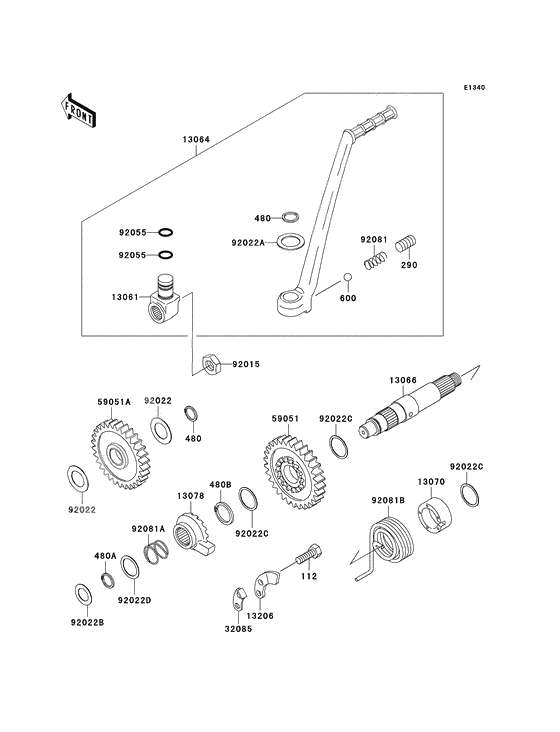 Kickstarter mechanism