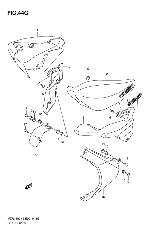 Side cover              

                  Vzr1800zl0/zufl0