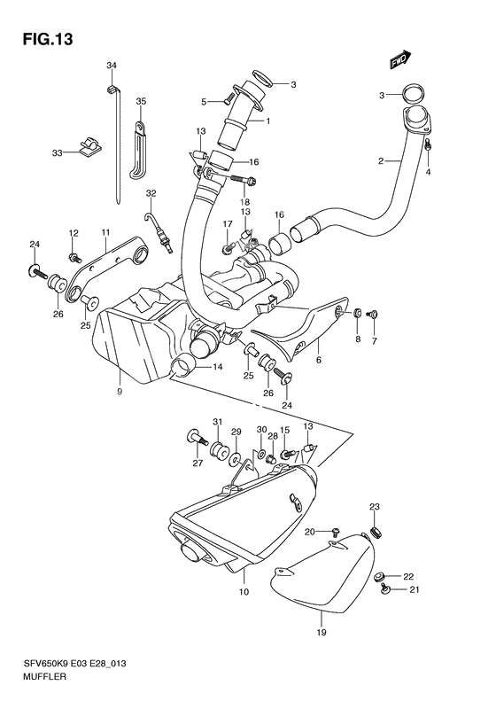 Muffler comp