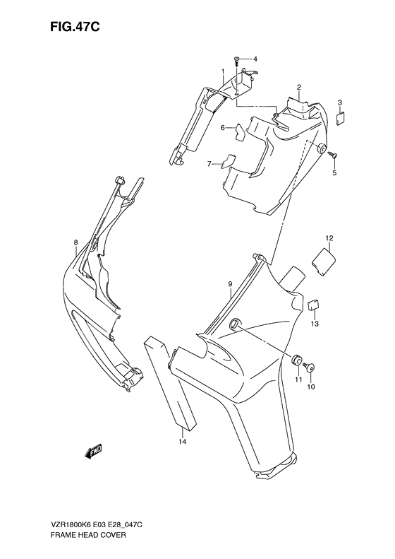 Frame head cover              

                  Vzr1800k9/nk9