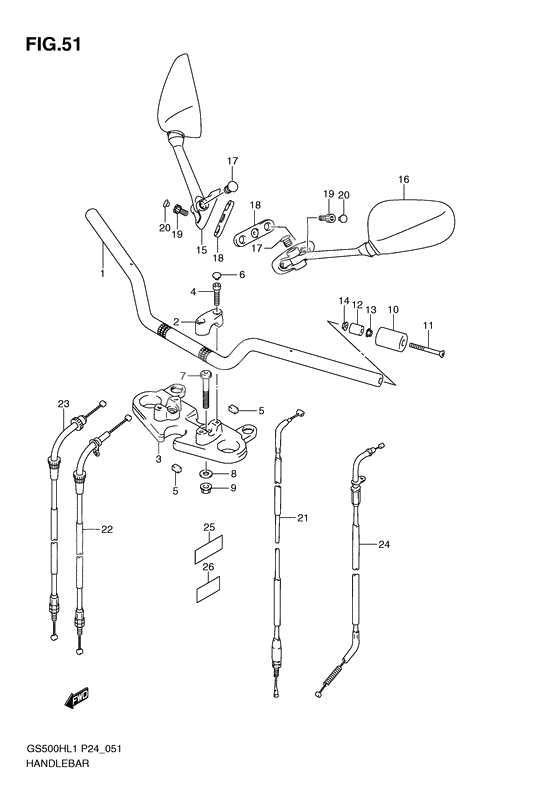 Handlebar              

                  Gs500fh