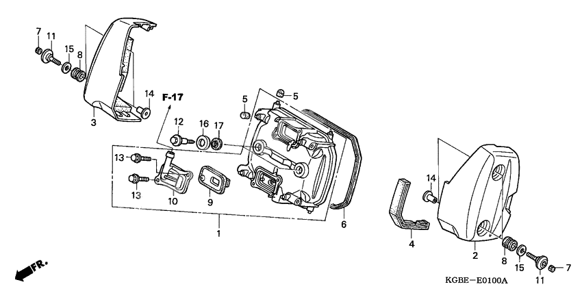 Front cylinder head cover