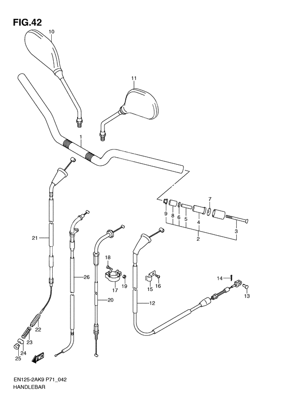 Handlebar              

                  En125hu/huz